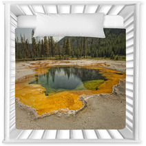 Yellowstone Heat Pool Near Geyser Nursery Decor 70651541