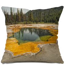 Yellowstone Heat Pool Near Geyser Pillows 70651541