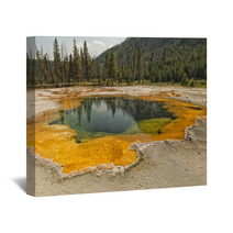Yellowstone Heat Pool Near Geyser Wall Art 70651541