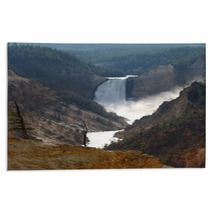 Yellowstone Lower Falls Rugs 69982141