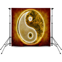 Yin Und Yang - Verschiedene Texturen Backdrops 39843566