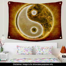 Yin Und Yang - Verschiedene Texturen Wall Art 39843566