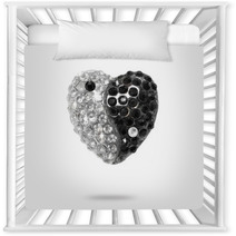 Yin Yang Hearts Diamonds Nursery Decor 42183506