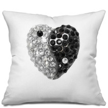 Yin Yang Hearts Diamonds Pillows 42183506