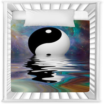 Yin Yang Reflection In Galaxy Nursery Decor 88772679