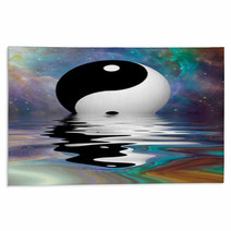 Yin Yang Reflection In Galaxy Rugs 88772679