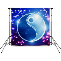 Yin Yang Sign Backdrops 47016598