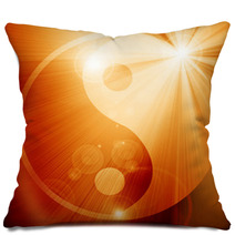 Yin Yang Sign Pillows 46765897