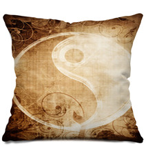 Yin Yang Sign Pillows 47696717