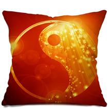 Yin Yang Sign Pillows 49888395