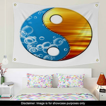 Yin Yang Sign Wall Art 47233933