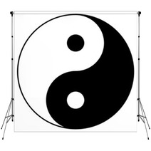 Yin Yang Symbol Backdrops 51425091