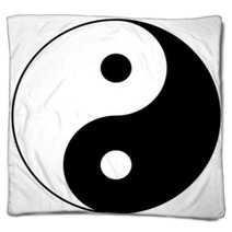 Yin Yang Symbol Blankets 51425091