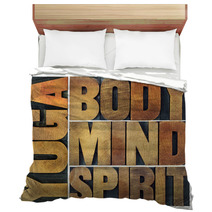 Yoga Body Mind Soul And Spirit Bedding 94421412