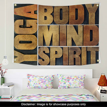 Yoga Body Mind Soul And Spirit Wall Art 94421412