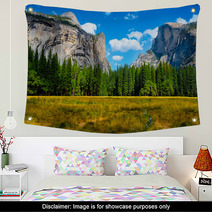 Yosemite Valley Panoramic Landscape Yosemite National Park California Usa Wall Art 114640357