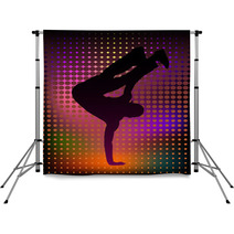 Young Breakdancer Backdrops 40274818