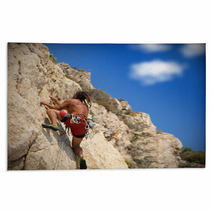 Young Man Climbing Rugs 54950053