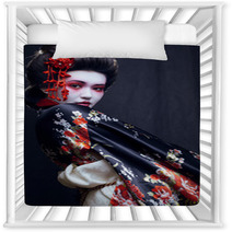 Young Pretty Geisha In Kimono Nursery Decor 68653415