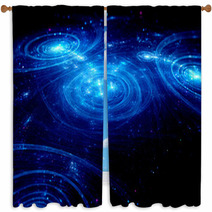 Young Stars With Planet Trajectories Window Curtains 68224443