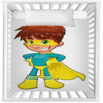 Young Superhero. Vector Character, Isolated Object Nursery Decor 23607161