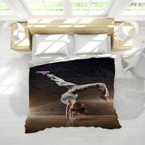 Young Woman Dancer Bedding 33975014