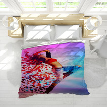 Young Woman Dancer Bedding 62905122