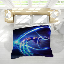 Young Woman Dancer Bedding 63152533