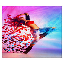 Young Woman Dancer Rugs 62905122