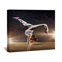 Young Woman Dancer Wall Art 33975014