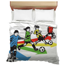 Youth Soccer Drill Bedding 33765398