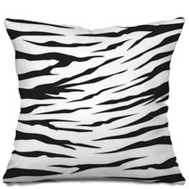 Zebra Patern Background Vector Illustration Design Editable Pillows 84949472