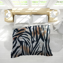 Zebra Pattern Bedding 73912927