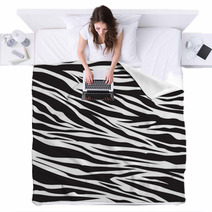 Zebra Pattern Blankets 56410101