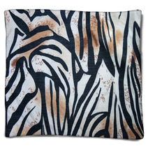 Zebra Pattern Blankets 73912927