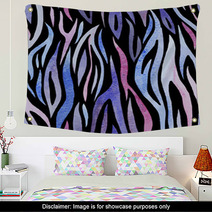Zebra Stripes Abstract Background Texture Pattern Wall Art 76703630