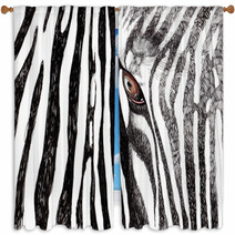 Zebra Window Curtains 40374642