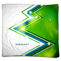 Zigzag Bright Background With Lights Blankets 46998708