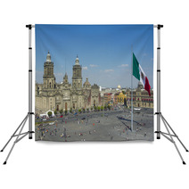 Zocalo In Mexico City Backdrops 42303297