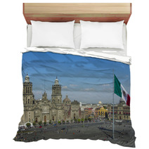 Zocalo In Mexico City Bedding 42303297