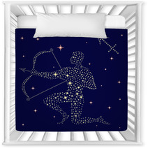 Zodiac Sign Sagittarius On The Starry Sky Nursery Decor 60427929