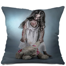 Zombie Girl Pillows 52646429