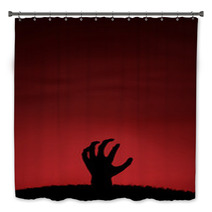 Zombie Hand Coming Up Bath Decor 55256122