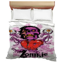 Zombie Heart Bedding 52150848