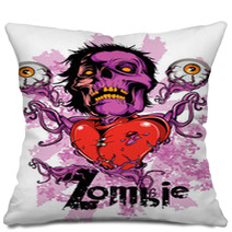 Zombie Heart Pillows 52150848