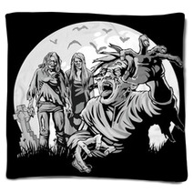 Zombies Blankets 91692383