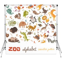 Zoo Abc Seamless Pattern Backdrops 65715262