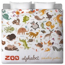 Zoo Abc Seamless Pattern Bedding 65715262