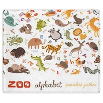 Zoo Abc Seamless Pattern Rugs 65715262
