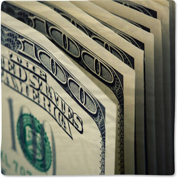 $100 Dollar Bills Baby Blanket